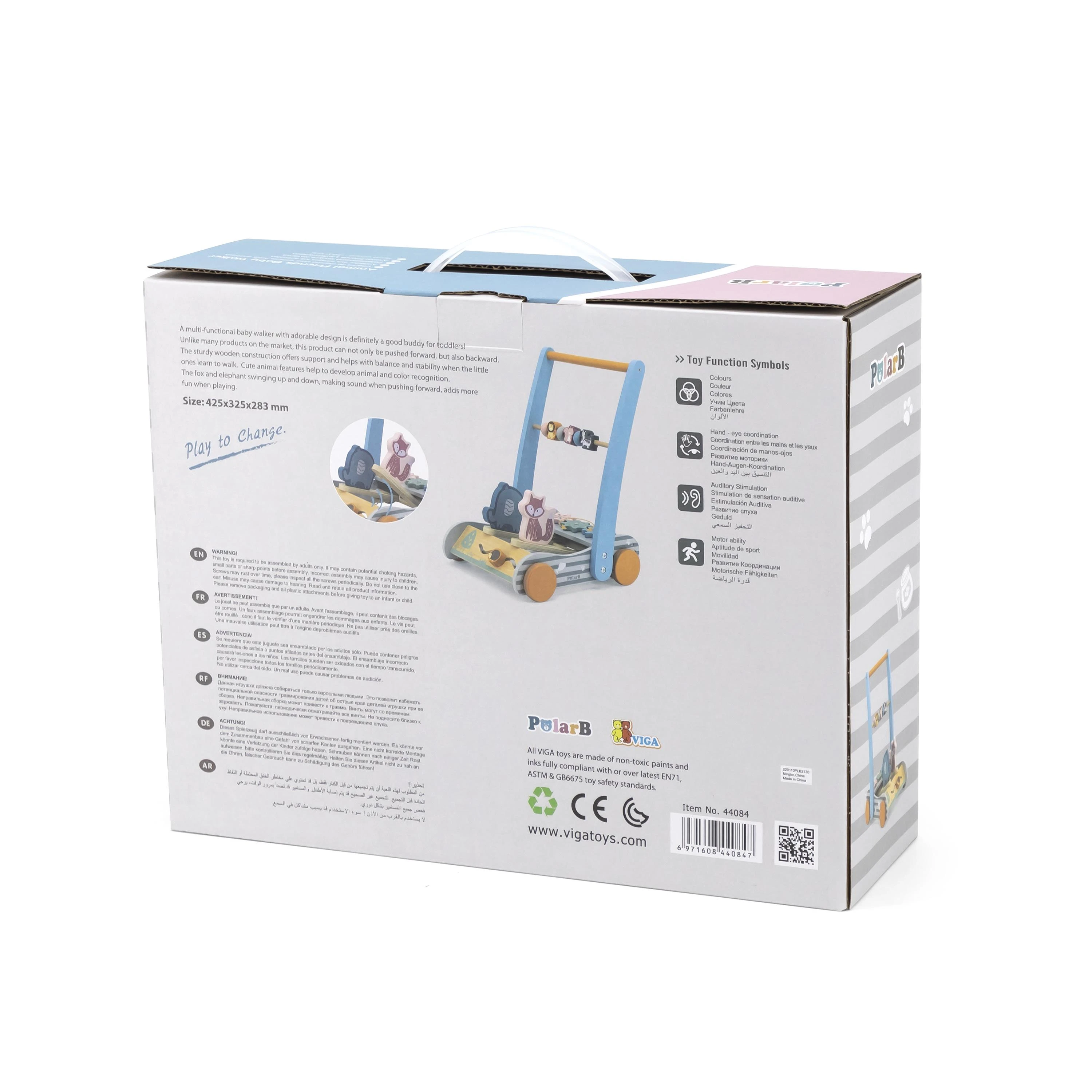Viga Toys medinis stumdukas