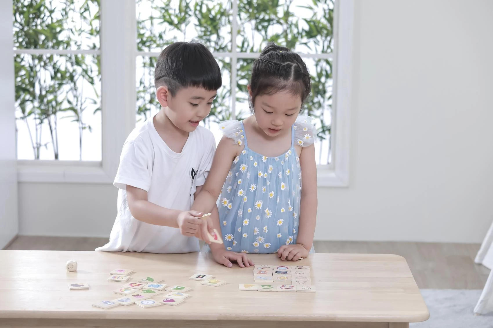 „Viga“ edukacinio žaidimo dėlionės rūšiavimas Pojūčiai 37 EL. Montessori