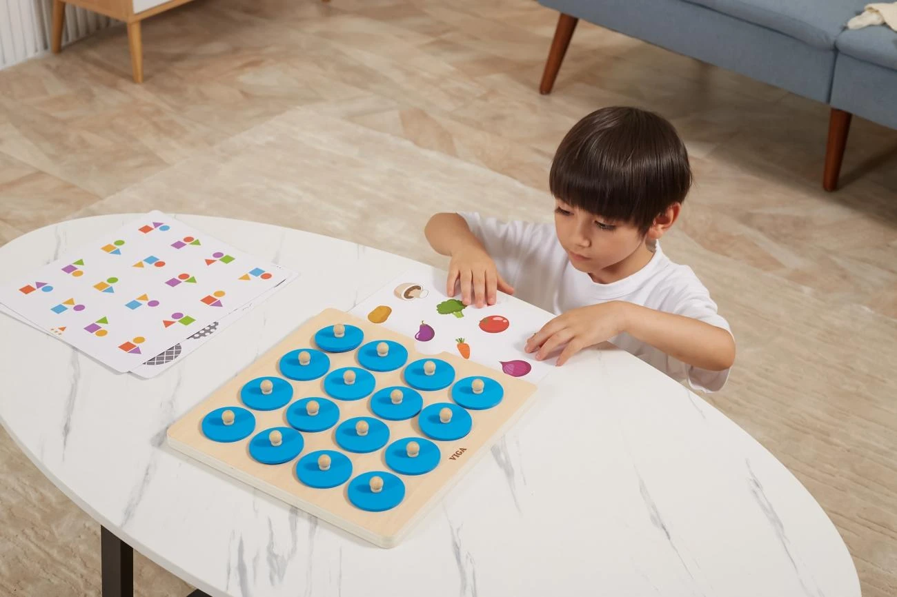 Dėlionė Viga Toys Viga Atminties Žaidimas Su 10 Kortelių