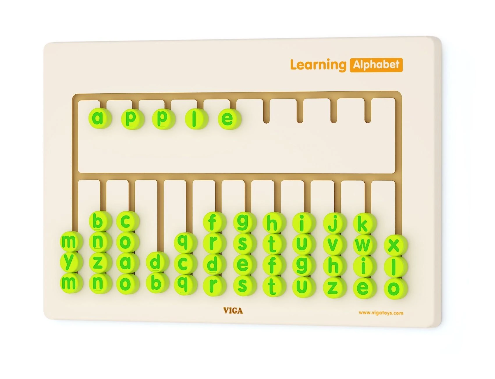 Viga Toys Edukacinė Lenta Alfabetui Mokytis