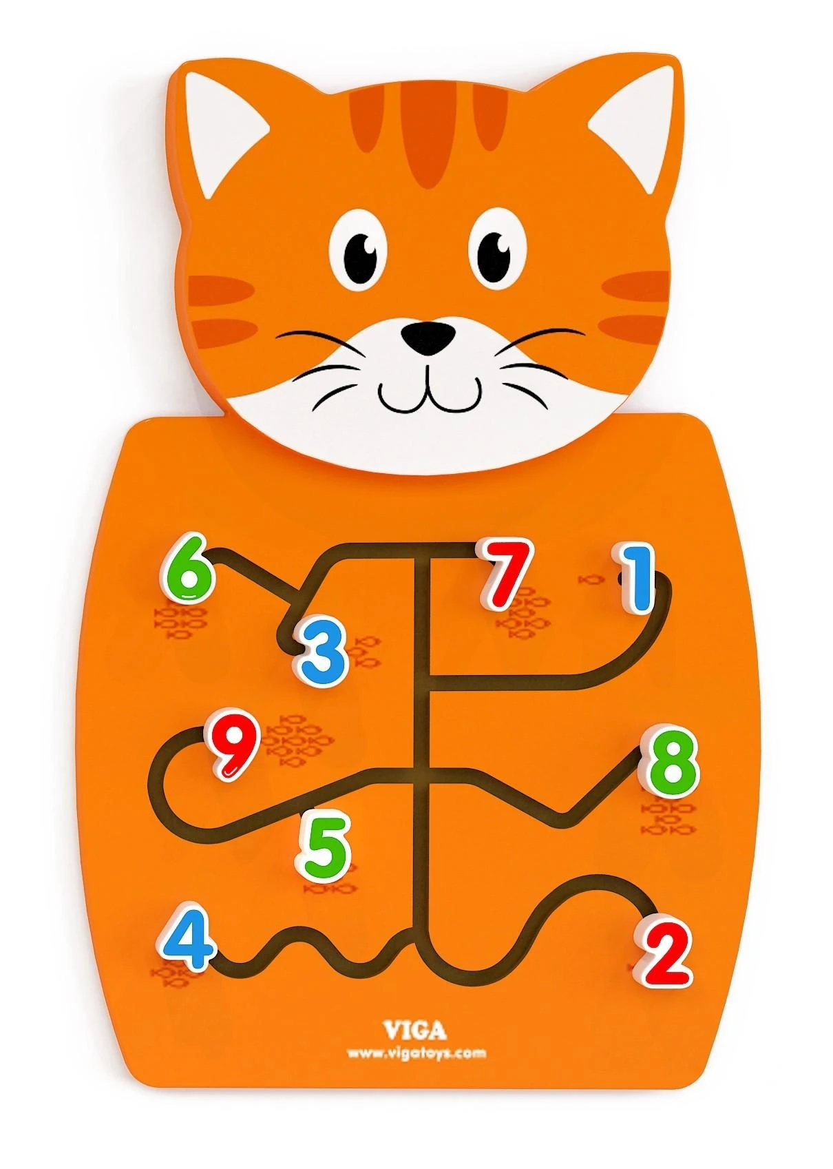 Viga Toys Manipuliacinė Žaidimų Lenta Katė