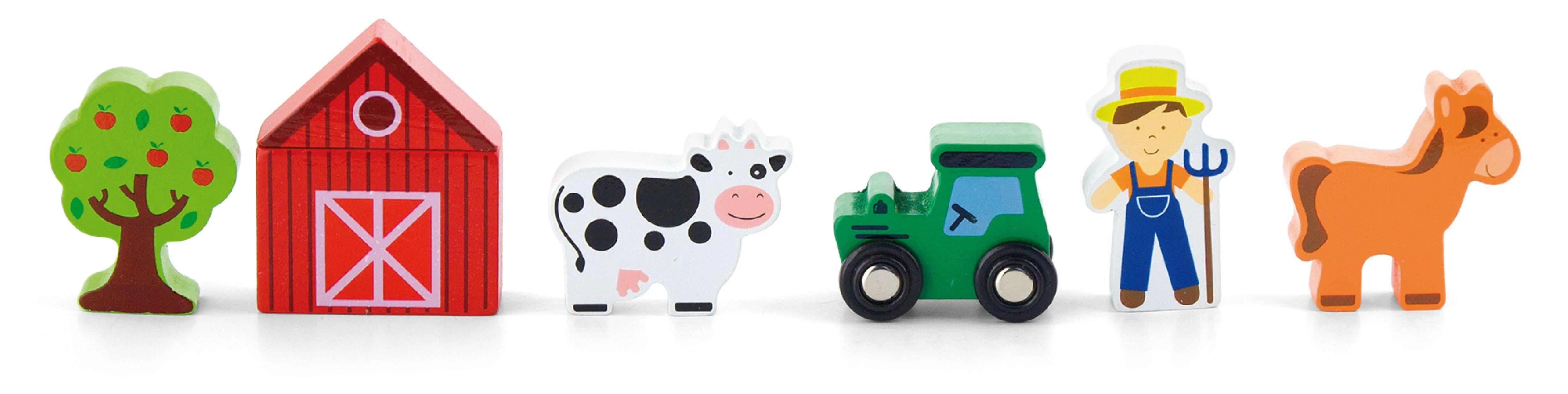 „Viga Farm 6“ medinės figūrėlės