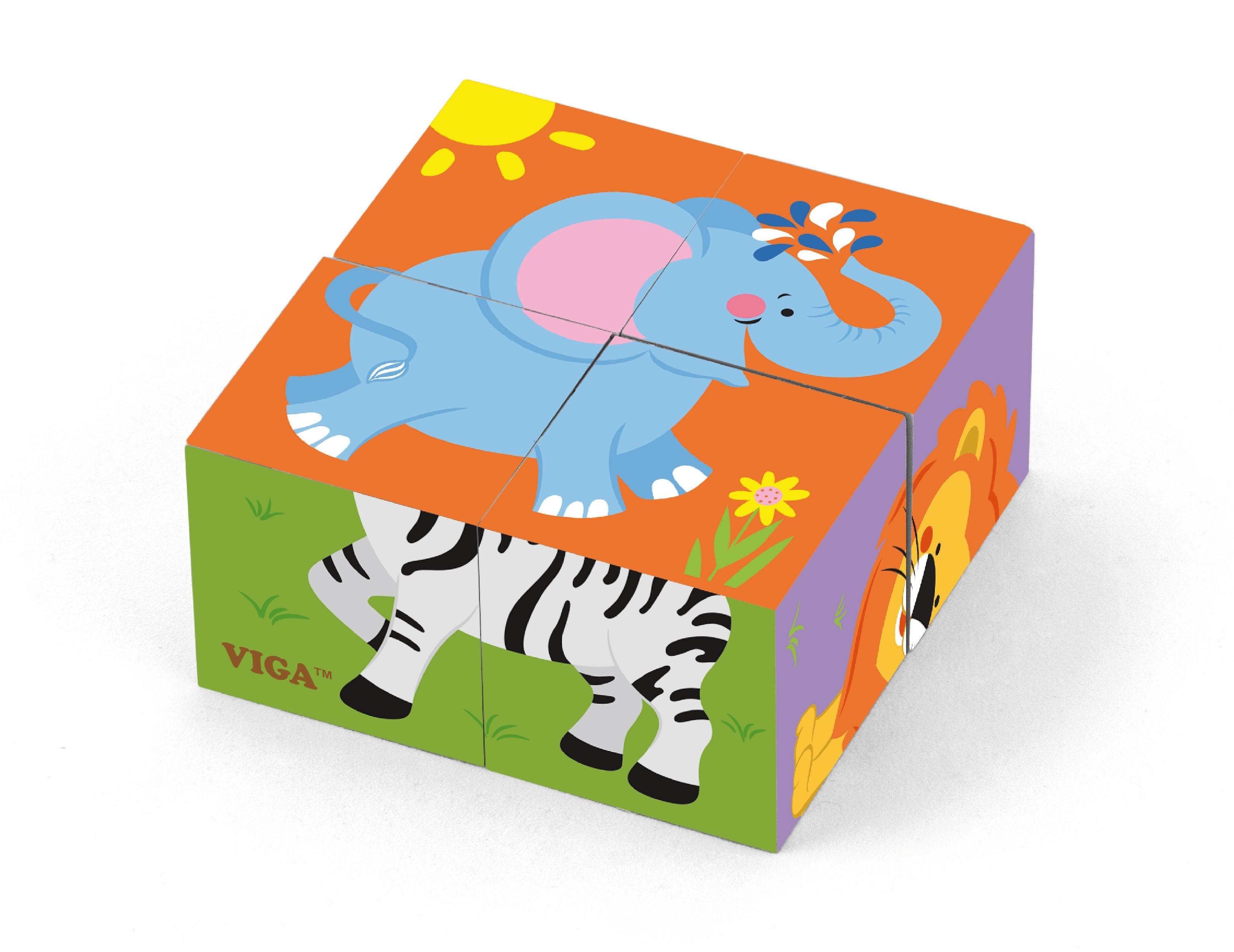 ''Zoo Puzzle Viga Toys'' medinis galvosūkis