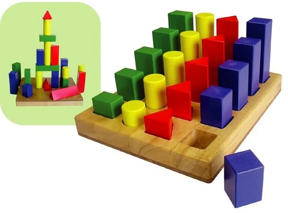 Viga mediniai blokeliai 24M+ 51367
