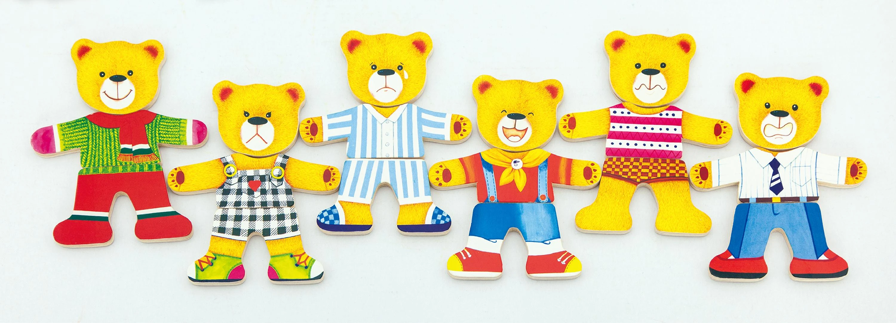 Dėlionė Viga Toys „Viga Wooden Puzzle“ edukacinis galvosūkis su meškiuku