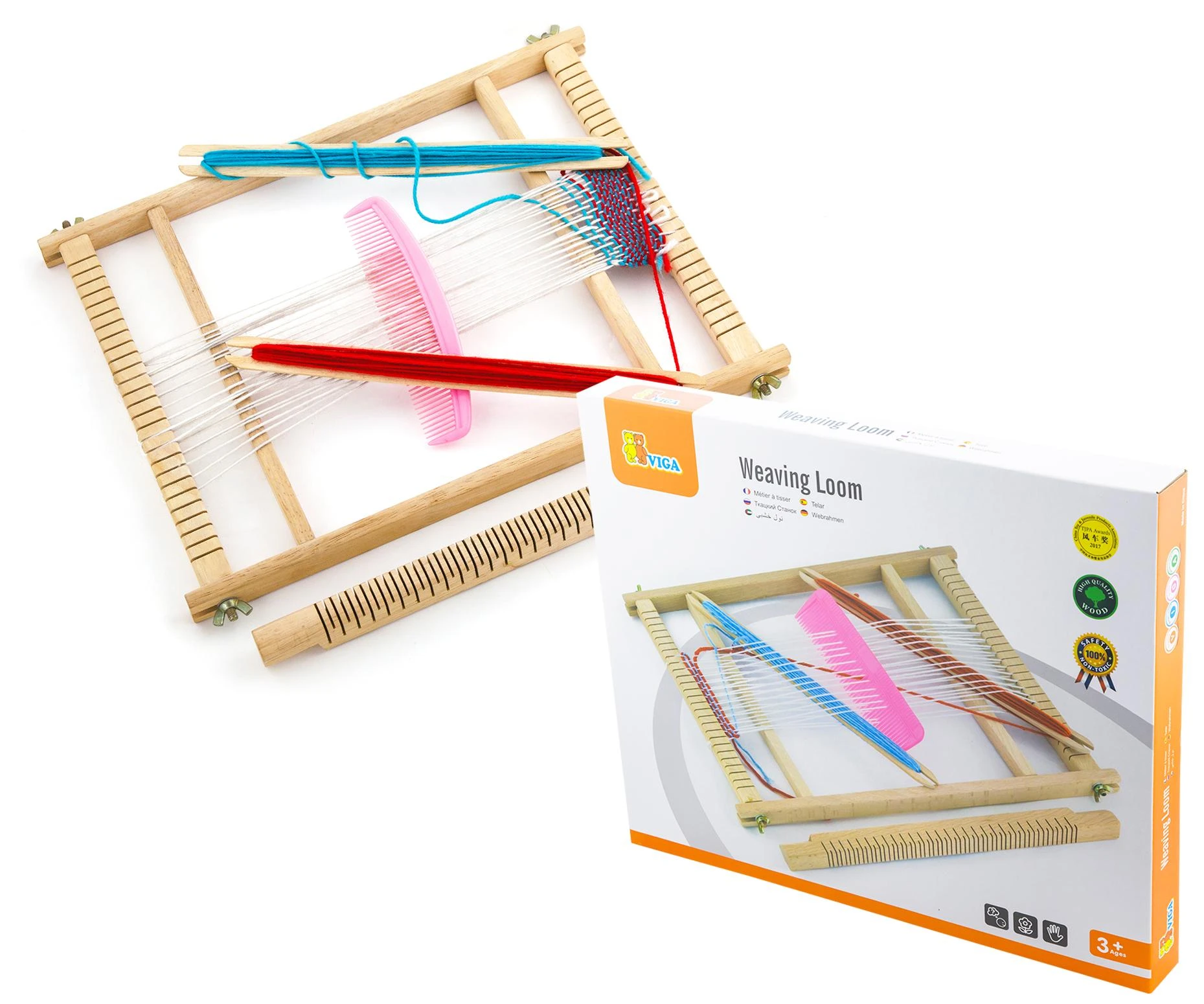 Viga Medinis Audimo Staklės Montessori Rinkinys