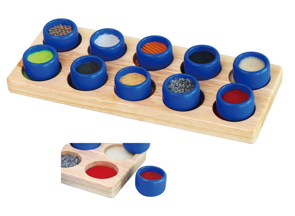 Viga Toys Sensorinis Sorteris 10 cilindrų