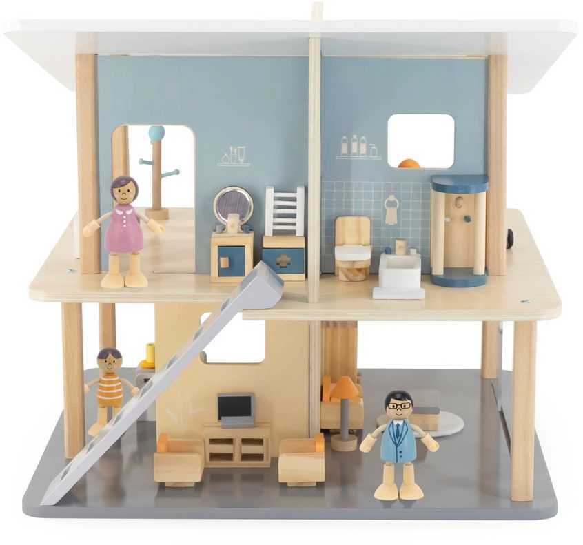 Viga Toys „Viga Polarb“ baldų rinkinys „Dollhouse“ salonui