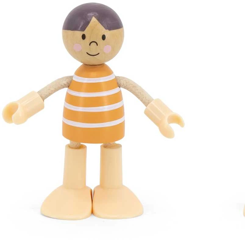 Viga Toys VIGA Medinės Lėlės Šeima 4 Figūros