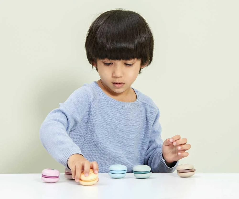 Viga Toys Viga PolarB Mediniai Makaronai 6 Vnt. Rinkinys