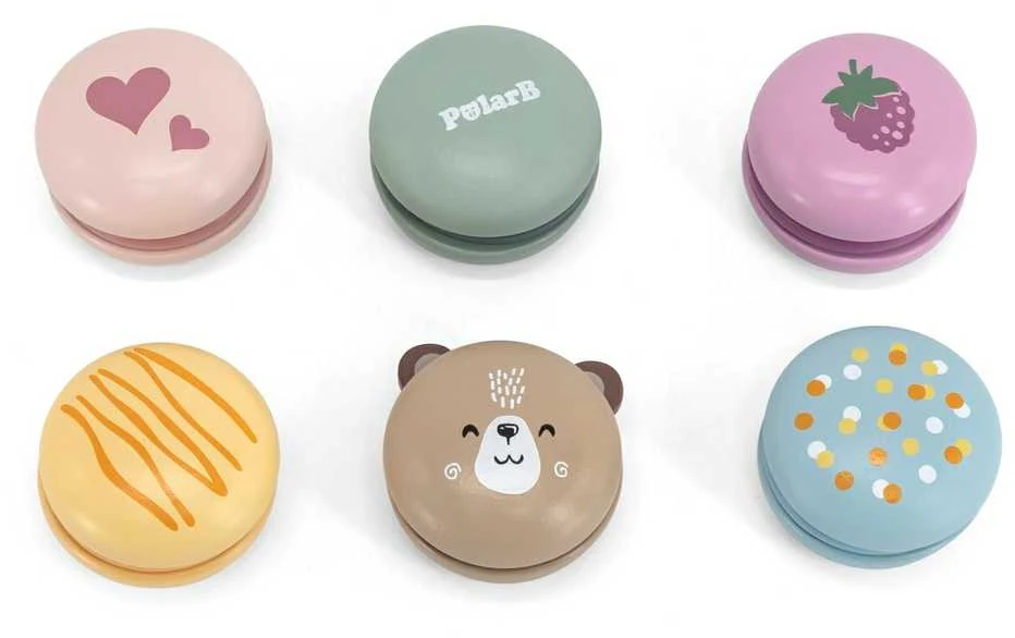 Viga Toys Viga PolarB Mediniai Makaronai 6 Vnt. Rinkinys