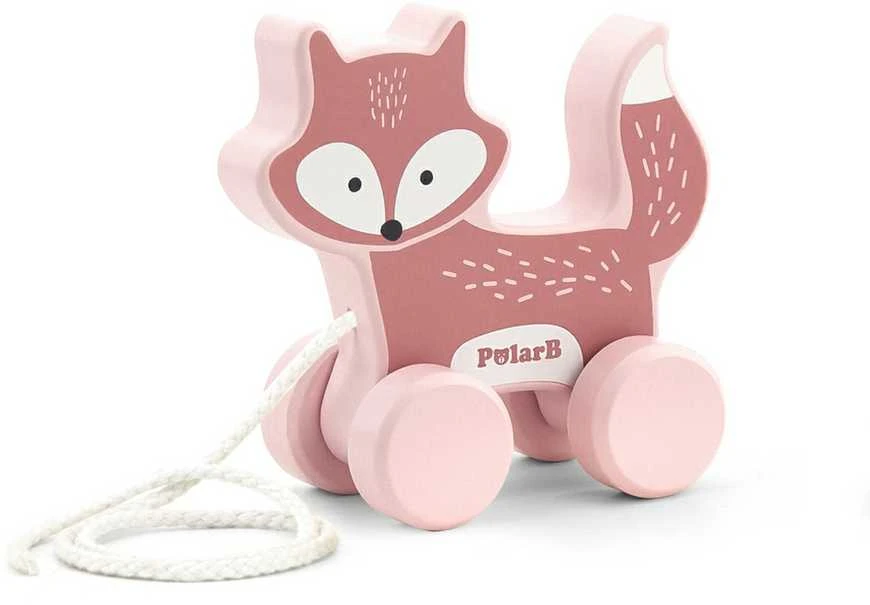 Viga Toys Viga Mediniai Žaislai: Lisekas Piramidė ir Traukiamas Lisekas