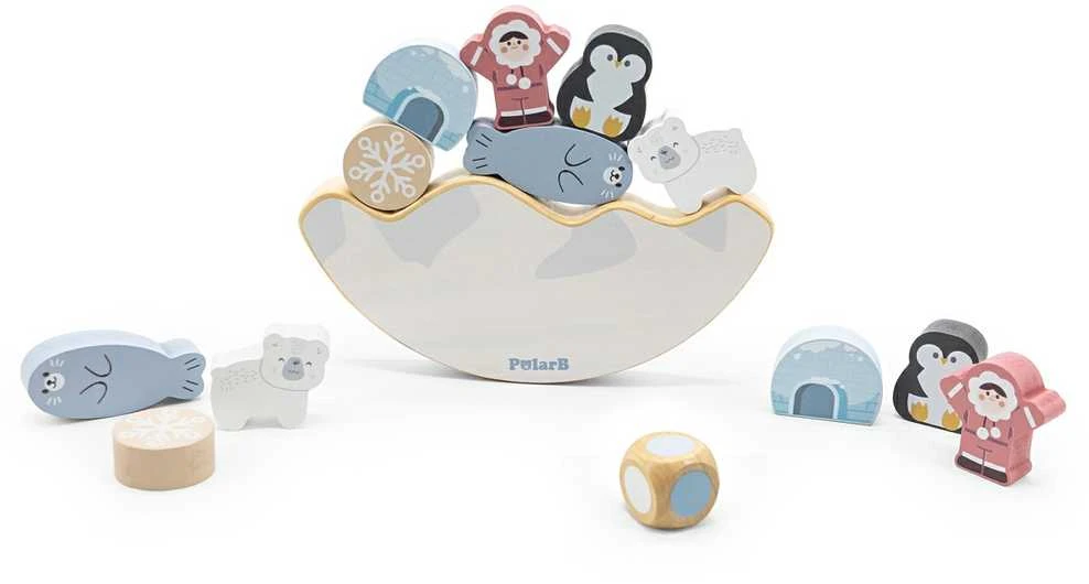 Dėlionė Viga Toys Viga Balansavimo Žaidimas Vaikams – Poliariniai Gyvūnai