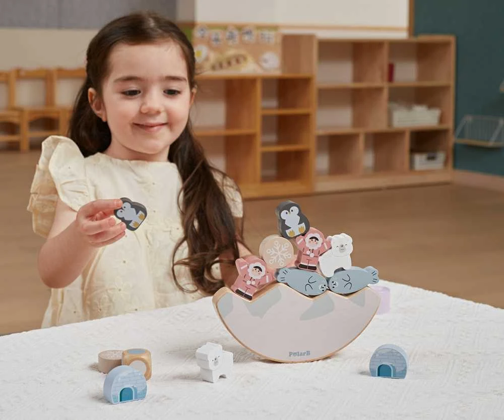 Dėlionė Viga Toys Viga Balansavimo Žaidimas Vaikams – Poliariniai Gyvūnai