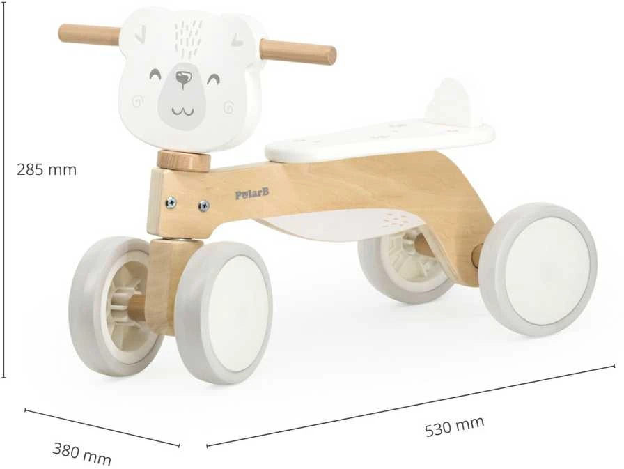 Viga Toys VIGA PolarB medinis stumdukas lokiukas
