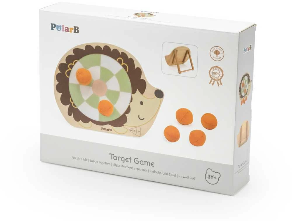 Viga Toys VIGA 44242 PolarB medinis arkadinis žaidimas ežiukas