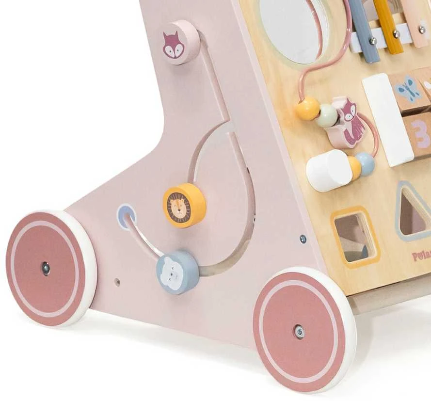 Viga Toys Medinis rožinis stumdukas PolarB