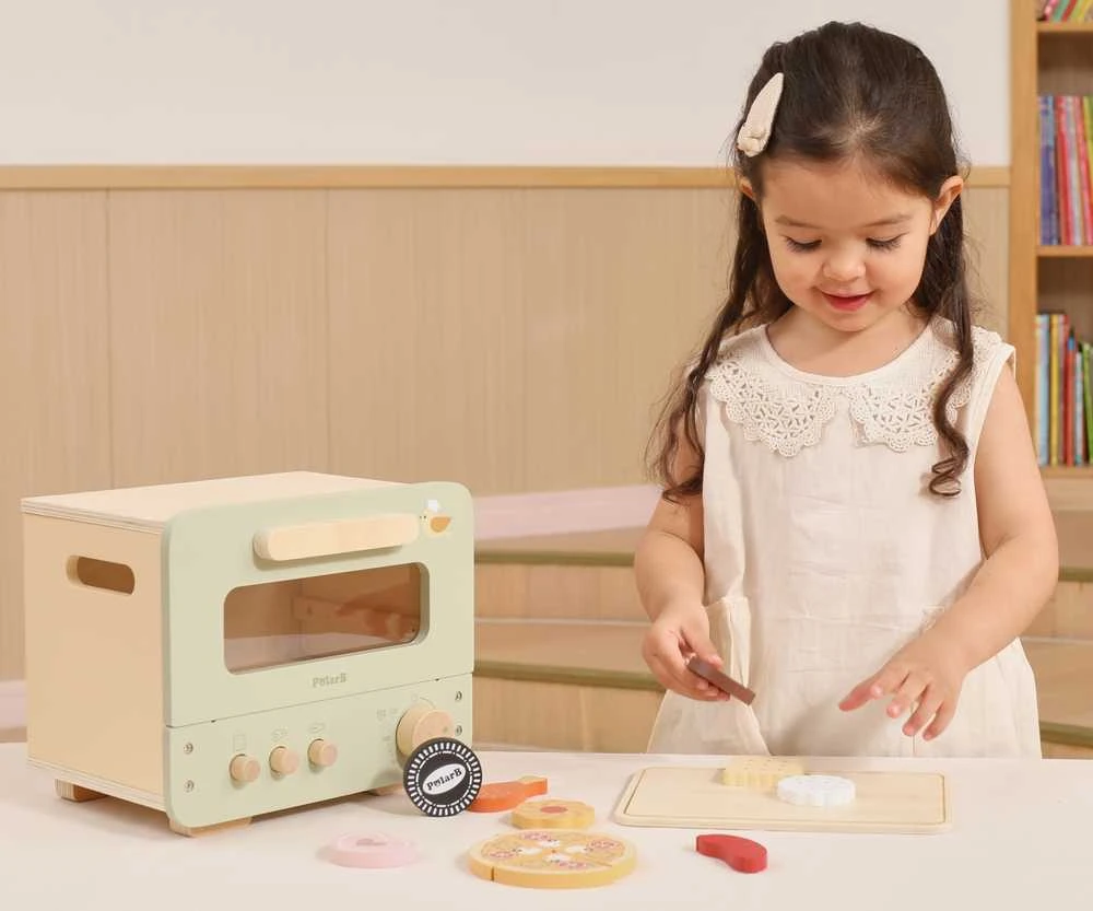 Viga Toys Medinis VIGA kepimo rinkinys su orkaite