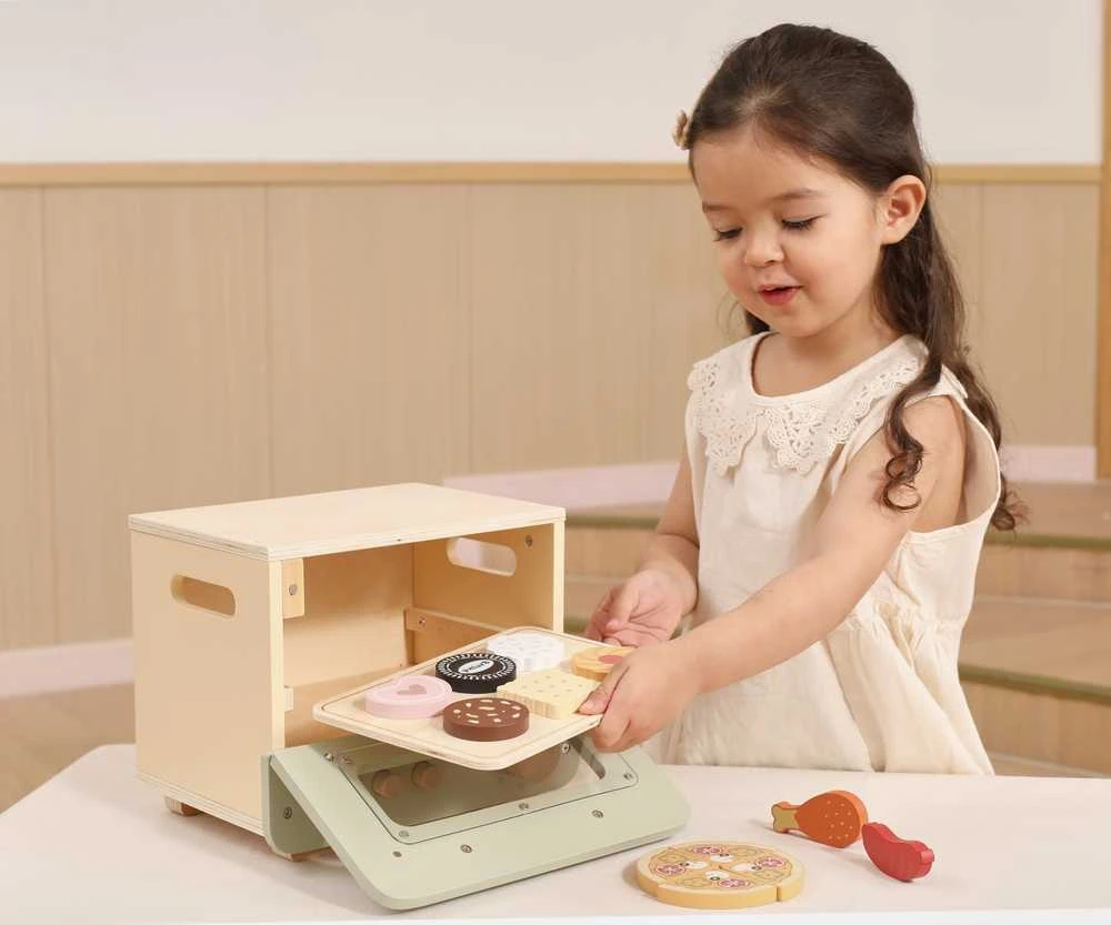 Viga Toys Medinis VIGA kepimo rinkinys su orkaite