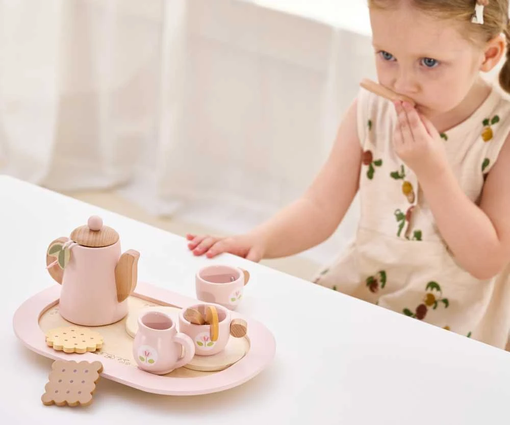 Viga Toys Medinis arbatos rinkinys Arbatinė fantazija VIGA PolarB