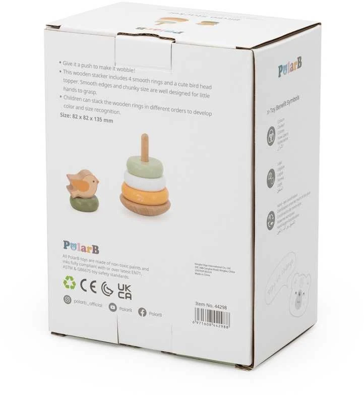 Dėlionė Viga Toys Medinė edukacinė piramidė VIGA PolarB