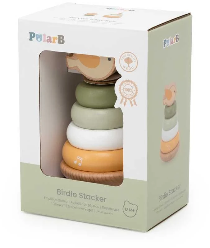 Dėlionė Viga Toys Medinė edukacinė piramidė VIGA PolarB
