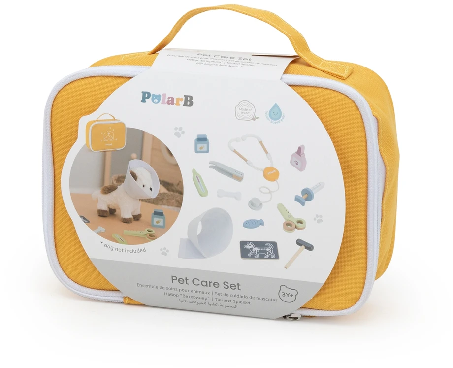 Lean Sport Medinis veterinaro rinkinys vaikams VIGA PolarB 12 dalių