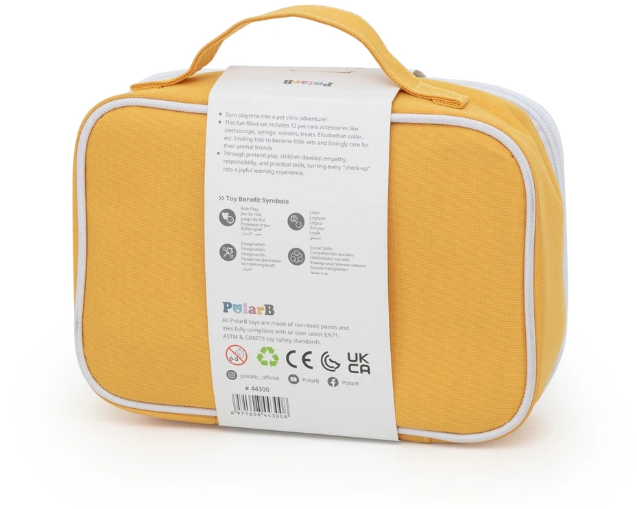 Lean Sport Medinis veterinaro rinkinys vaikams VIGA PolarB 12 dalių