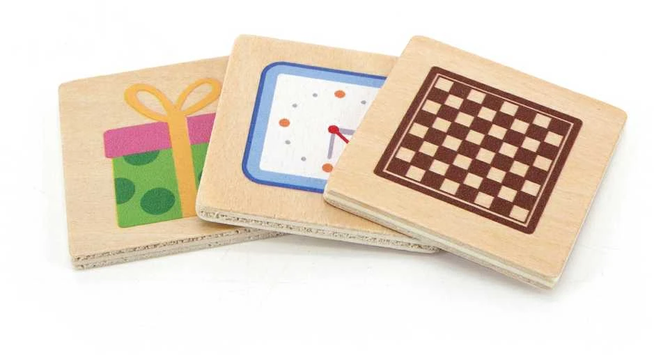 Viga Toys Medinis edukacinis žaidimas formų rūšiavimo dėlionė VIGA 37vnt