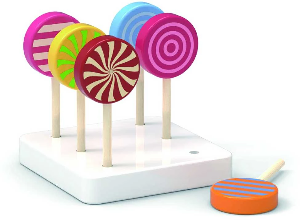 Viga Toys Viga Mediniai Lollipopai Rinkinys 6 vnt.