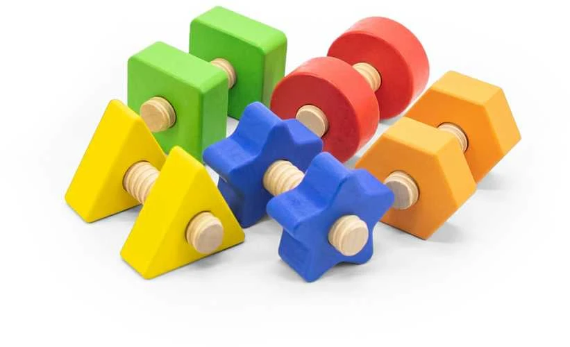 Viga Toys Veržlės ir varžtai“, VIGA rankų miklumą lavinantis žaislas
