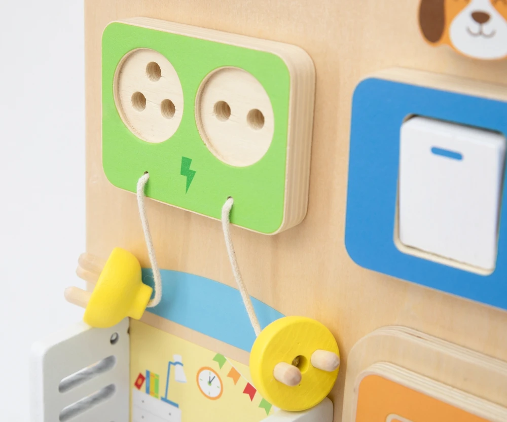 Medinė Montessori lavinamoji lentelė Atradimų ir mokymosi namelis VIGA