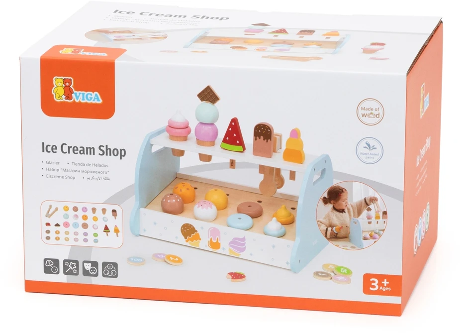 Polesie Viga 44842 Medinis mini ledainės saldumynų rinkinys
