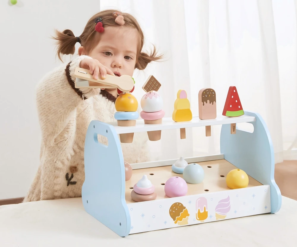 Polesie Viga 44842 Medinis mini ledainės saldumynų rinkinys