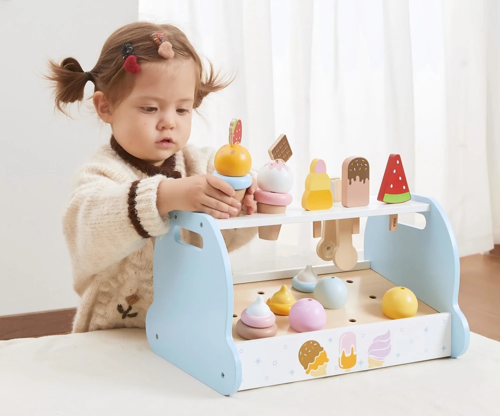 Polesie Viga 44842 Medinis mini ledainės saldumynų rinkinys