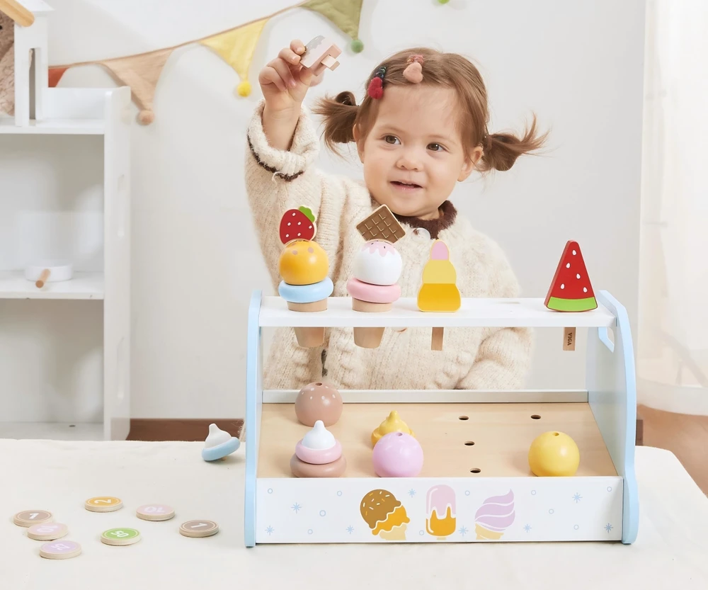Polesie Viga 44842 Medinis mini ledainės saldumynų rinkinys