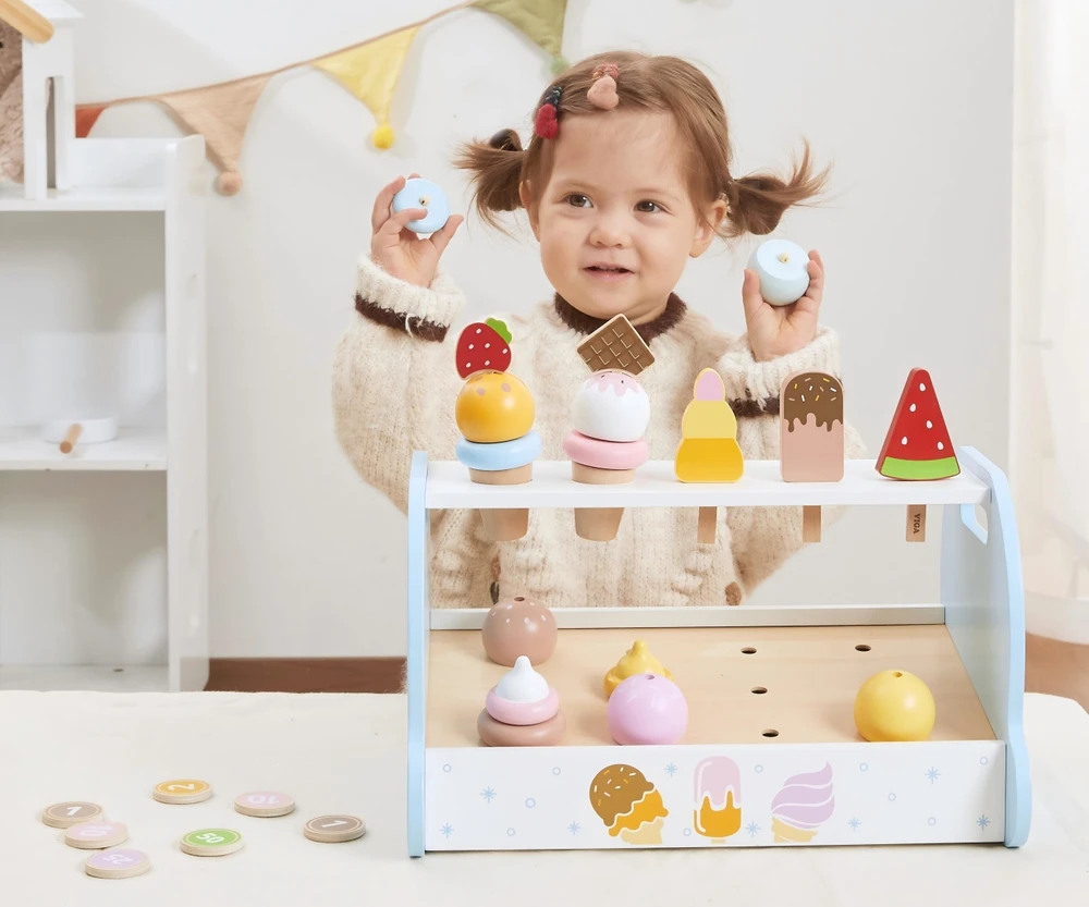 Polesie Viga 44842 Medinis mini ledainės saldumynų rinkinys