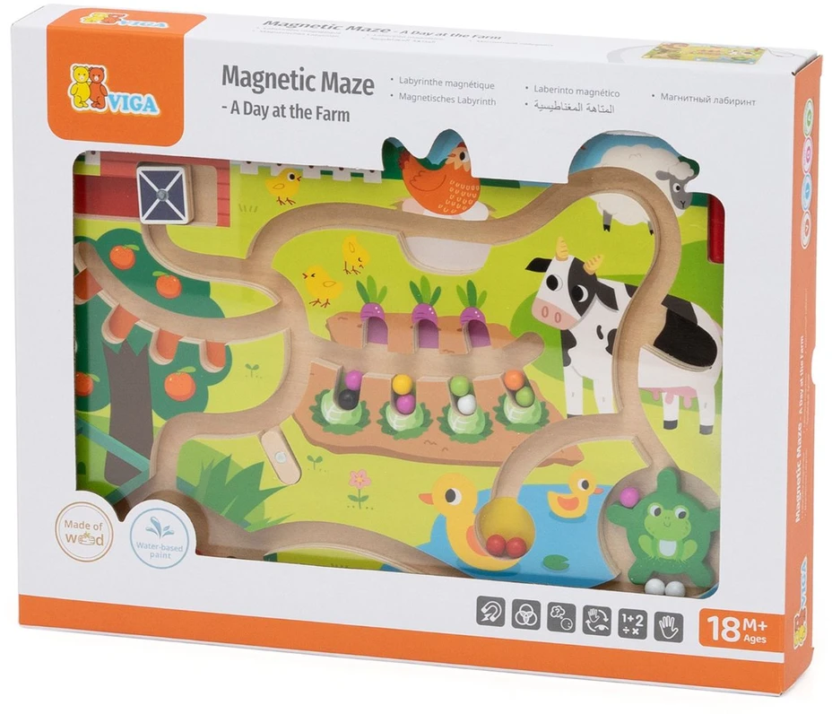 Bkids Viga 44851 Magnetinio labirinto diena ūkyje