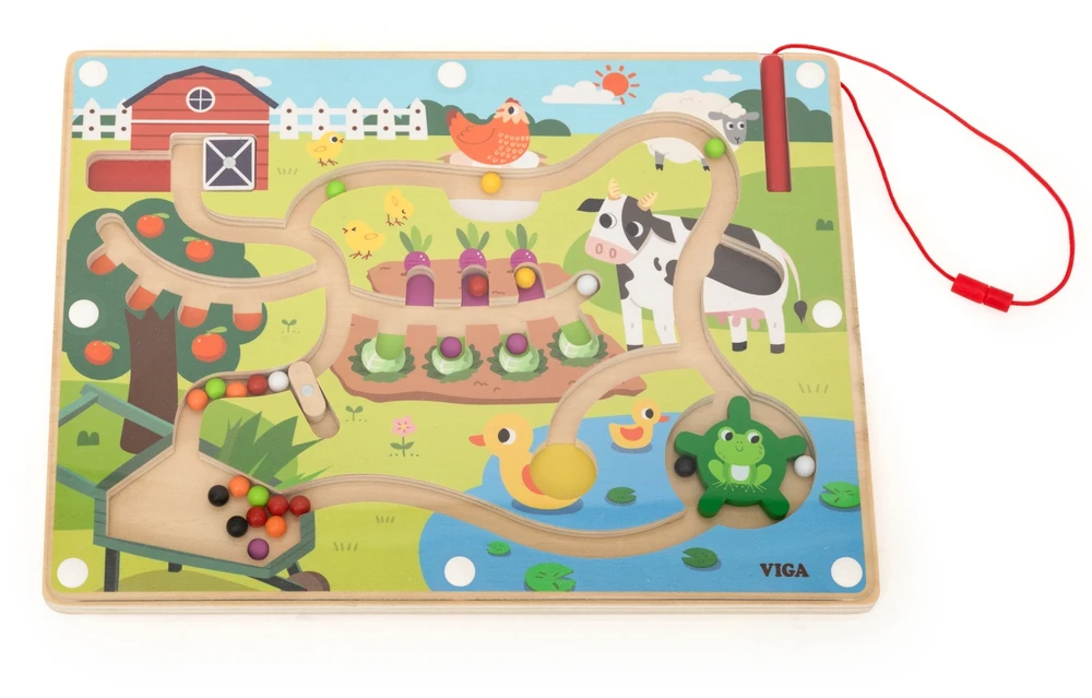 Bkids Viga 44851 Magnetinio labirinto diena ūkyje