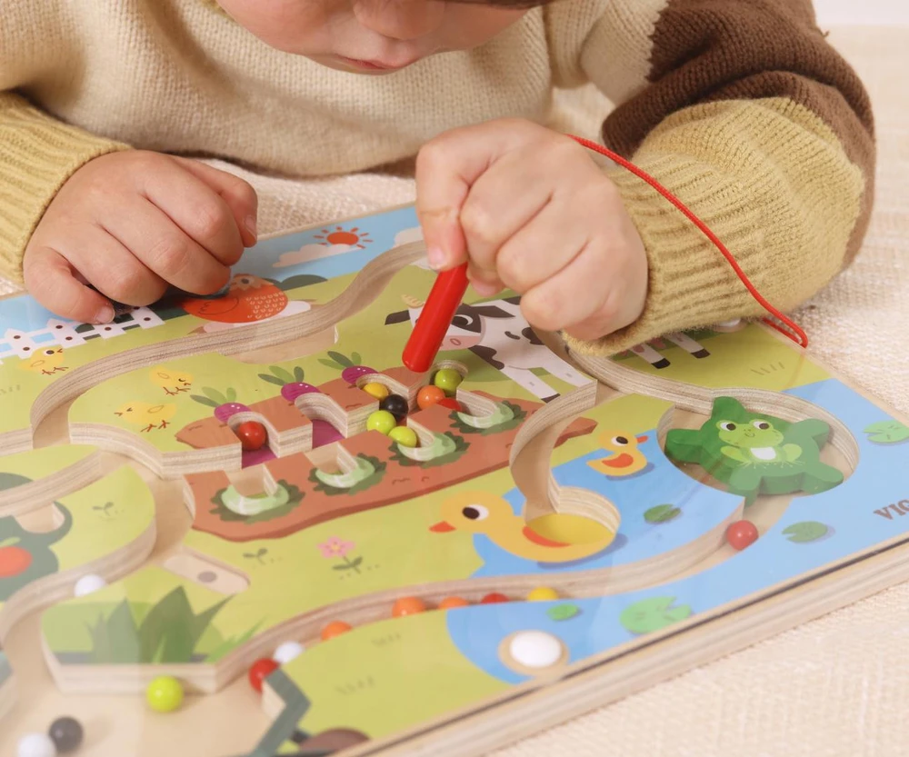 Bkids Viga 44851 Magnetinio labirinto diena ūkyje