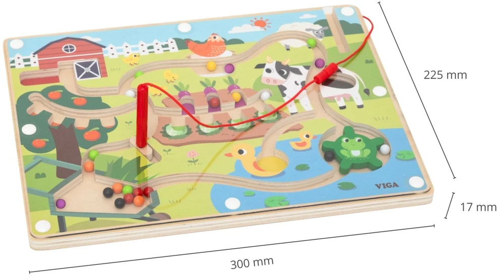 Bkids Viga 44851 Magnetinio labirinto diena ūkyje