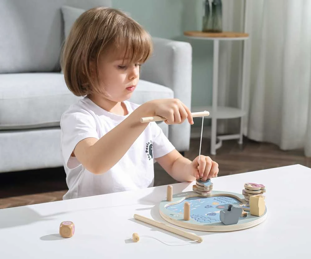 Viga Toys Viga Žaidimų Rinkinys – Medinė Žvejybos Žaidimas