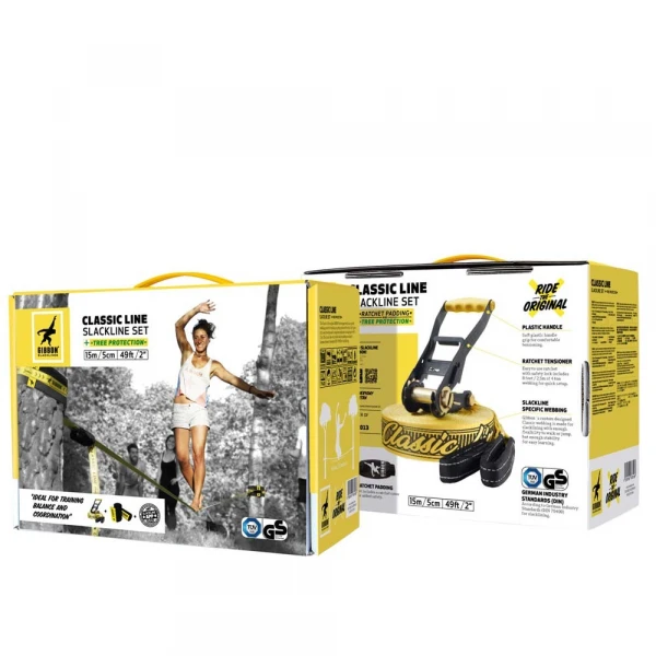 Vokietija Slackline Gibbon Classic Line XL 25m/5cm