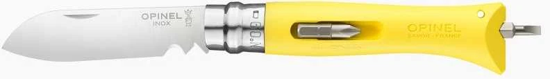 Nóż Opinel DIY geltonos spalvos 002138