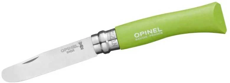 KNIFE MY FIRST OPINEL NR 7 APPLE Žalias