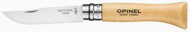 Peilis Opinel Nr.6 buko rankena ir nerūdijančio plieno ašmenimis