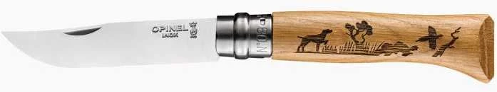 Peilis Opinel No 8 Inox Animal, ąžuolas – šuo