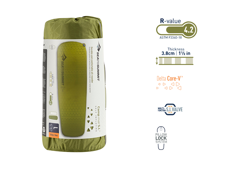 Prisipučiantis kilimėlis Sea To Summit Camp Mat Self Inflating Large