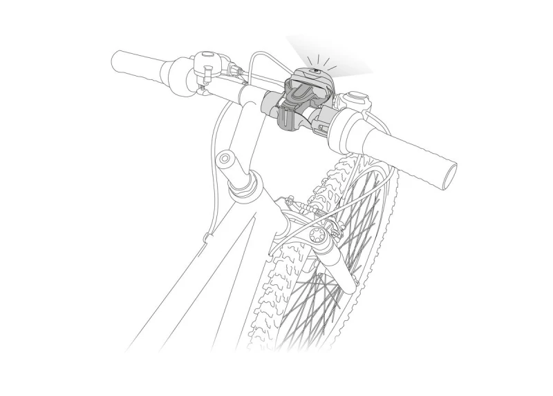Prožektoriaus priedas Petzl Bike adapt