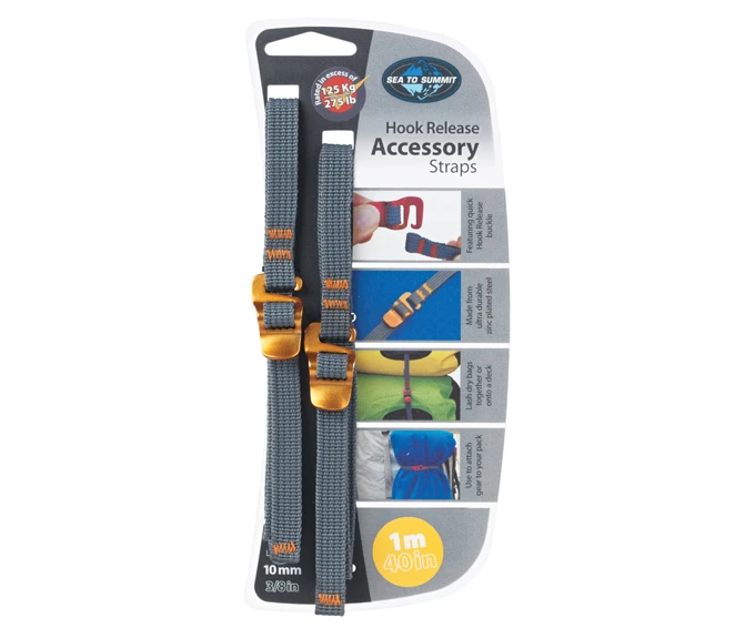 Sea To Summit Priedas Straps with Hook Release, 10mm